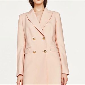 ISO Zara Blush Pink Coat